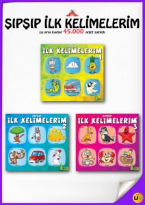 ŞıpŞıp İlk Kelimelerim - 3 Kitap Set