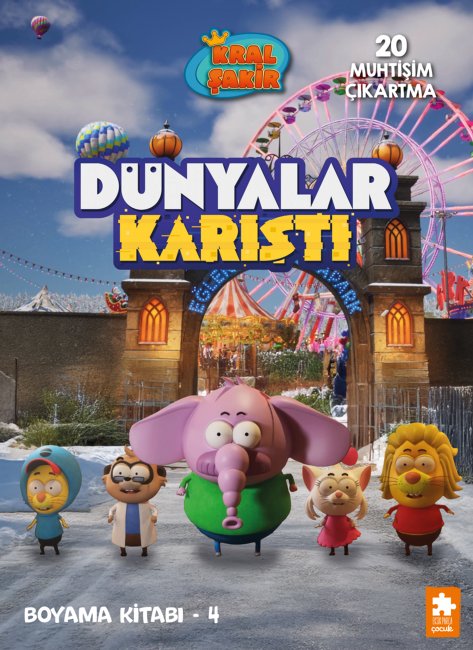 Kral Şakir Dünyalar Karıştı Boyama Kitabı 4