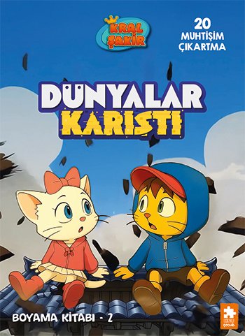 Kral Şakir Dünyalar Karıştı Boyama Kitabı 2