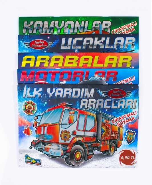 Set Turbo Motorlar Serisi - 5 Kitap Takım