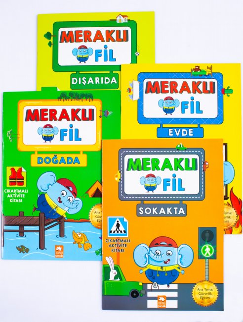 Set Meraklı Fil Serisi - 4 Kitap