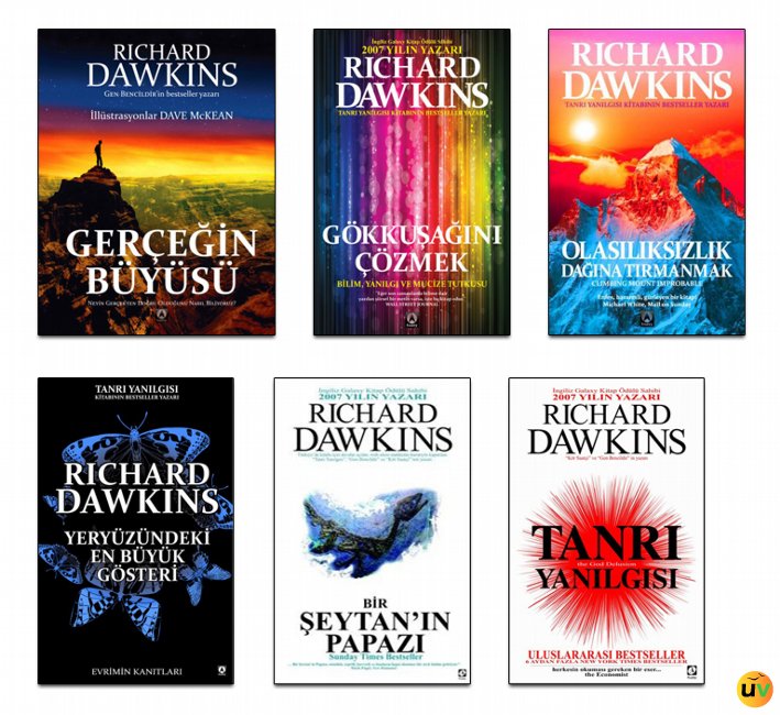 Richard DAWKINS Kitapları - 6 Kitaplık Set