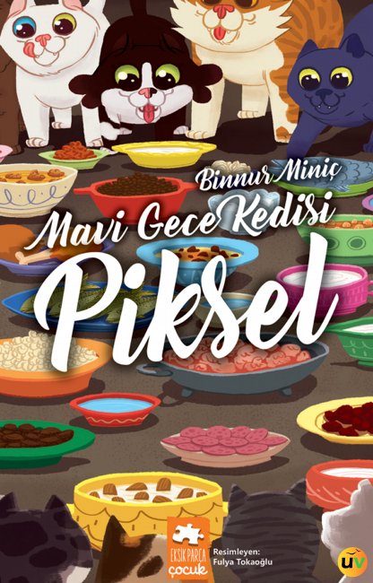 Mavi Gece Kedisi Piksel (Yeni Baskı)
