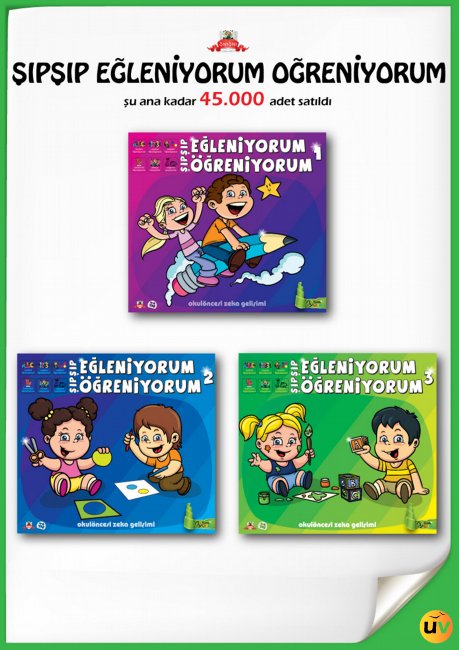 ŞıpŞıp Eğleniyorum Öğreniyorum - 3 Kitap Set